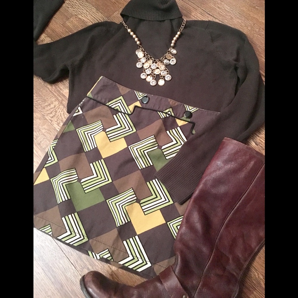 Cute vintage Ann Taylor LOFT mini skirt 8P